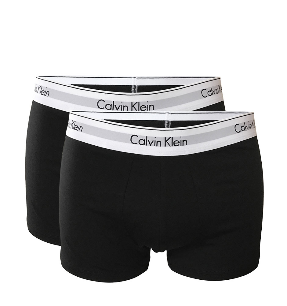 Obrázok Calvin Klein Trunk Modern Cotton Stretch Black - 2 balenie