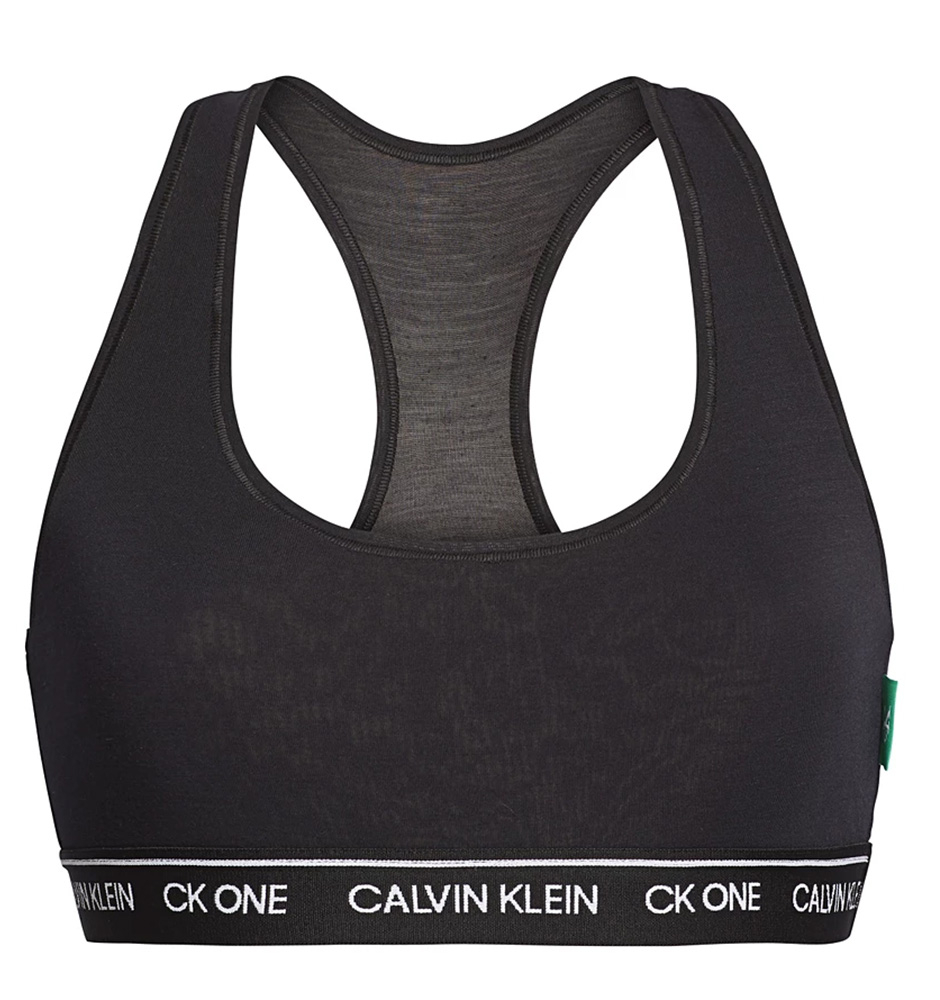 CALVIN KLEIN - CK ONE black unlined podprsenka-XS