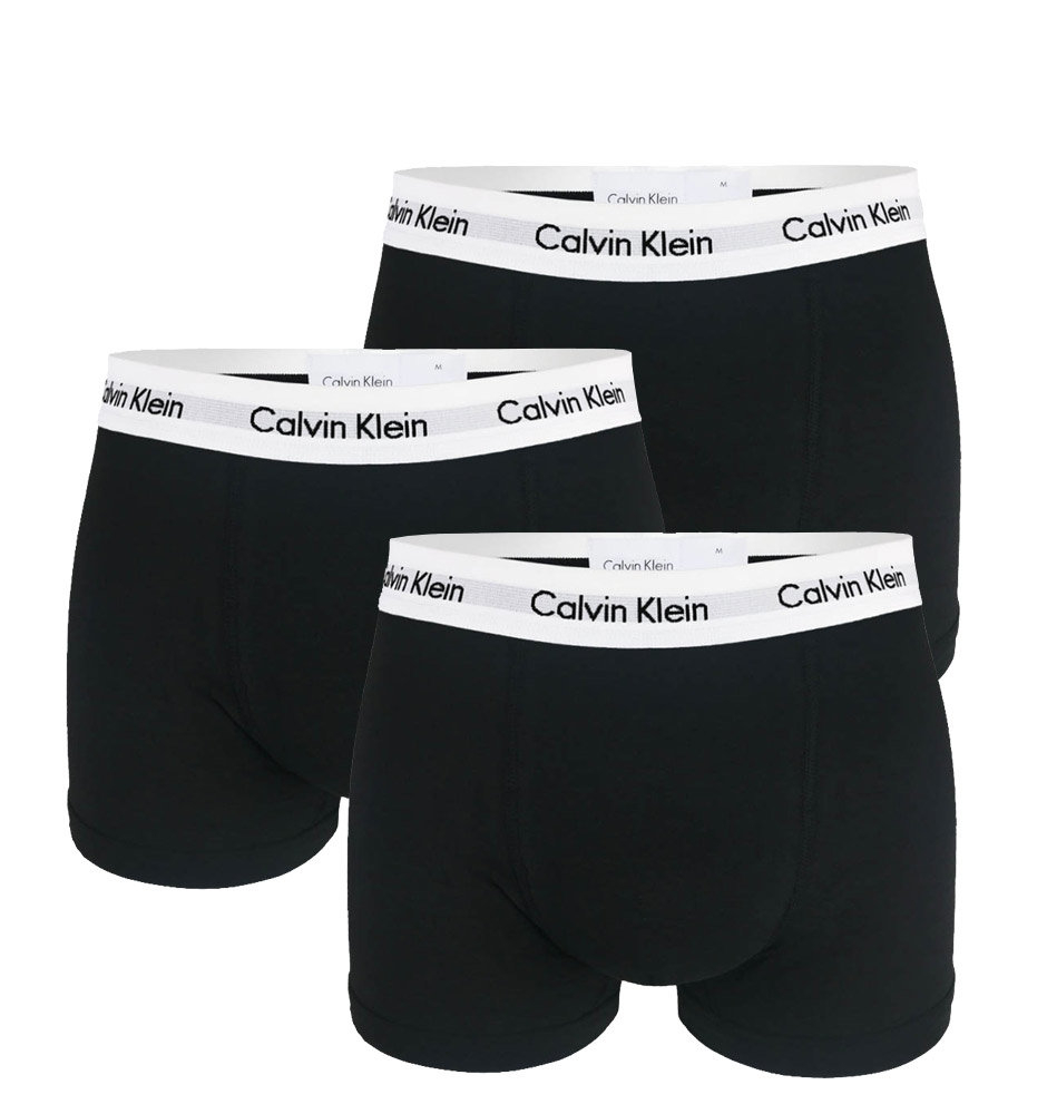 CALVIN KLEIN - 3PACK Cotton stretch classic black boxerky-XL (101-106 cm)