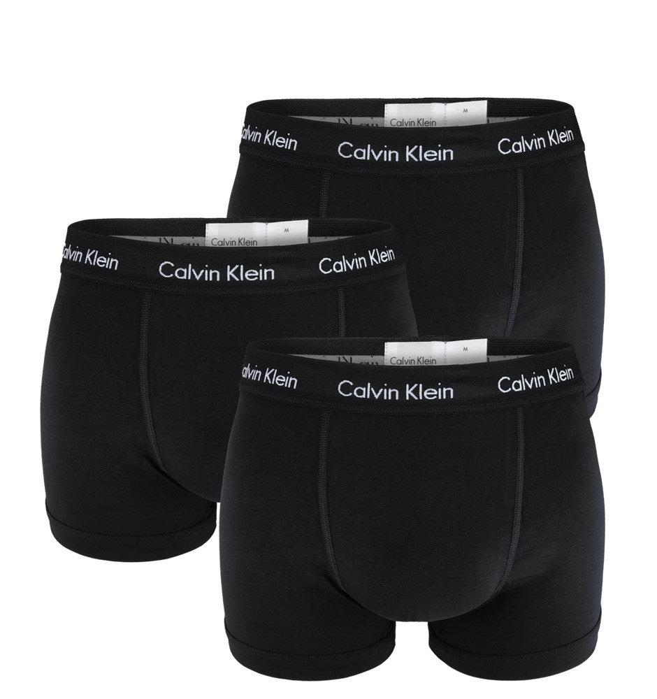 CALVIN KLEIN - 3PACK Cotton stretch classic čierne boxerky-XL (101-106 cm)