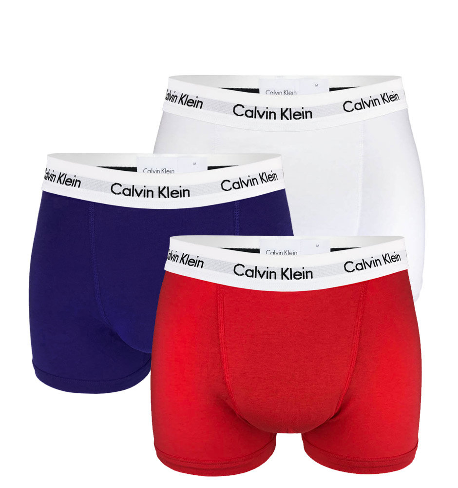 CALVIN KLEIN - 3PACK Cotton stretch classic tricolor boxerky-XL (101-106 cm)