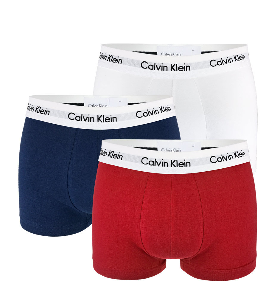 E-shop CALVIN KLEIN - 3PACK Cotton stretch tricolor boxerky-M (81-86 cm)