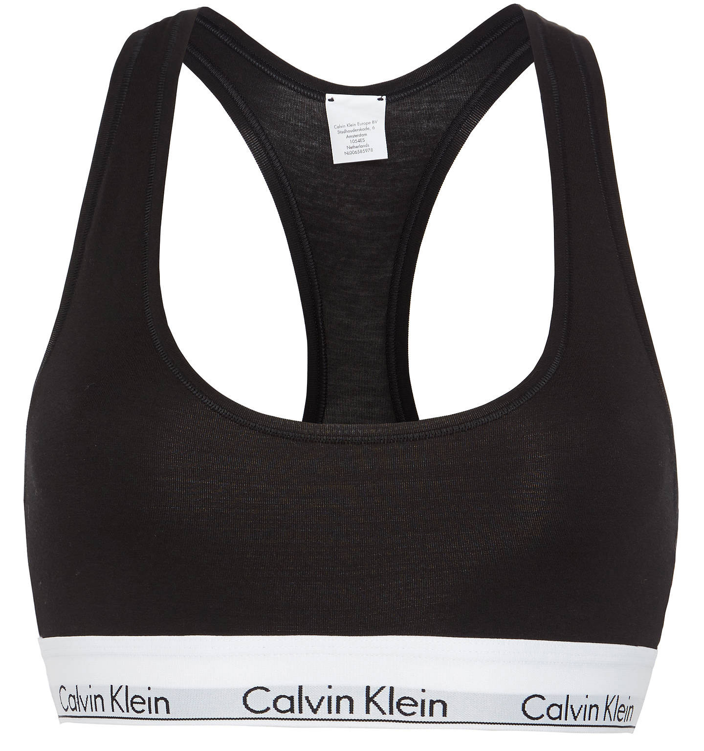 Calvin Klein – Bralette Cotton Stretch čierna