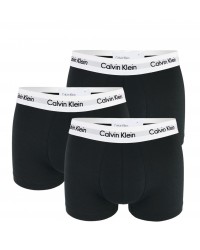 CALVIN KLEIN - 3PACK Cotton stretch black boxerky