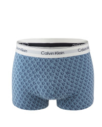 Calvin Klein - boxerky 3PACK Icon cotton stretch CALVIN KLEIN logo blue color combo - limitovaná fashion edícia