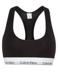 Calvin Klein - Bralette Cotton Stretch čierna