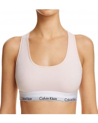 Calvin Klein - Bralette Cotton Stretch svetloružová