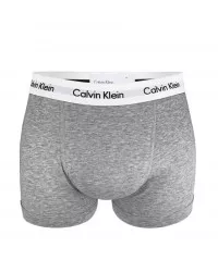 CALVIN KLEIN - 3PACK cotton stretch classic black, white, gray boxerky z organickej bavlny