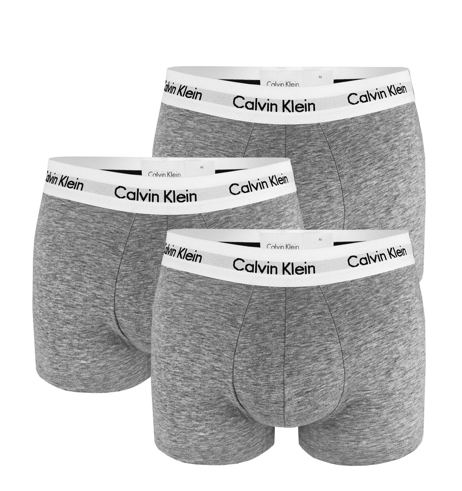 CALVIN KLEIN - 3PACK cotton stretch gray boxerky-XL (101-106 cm)