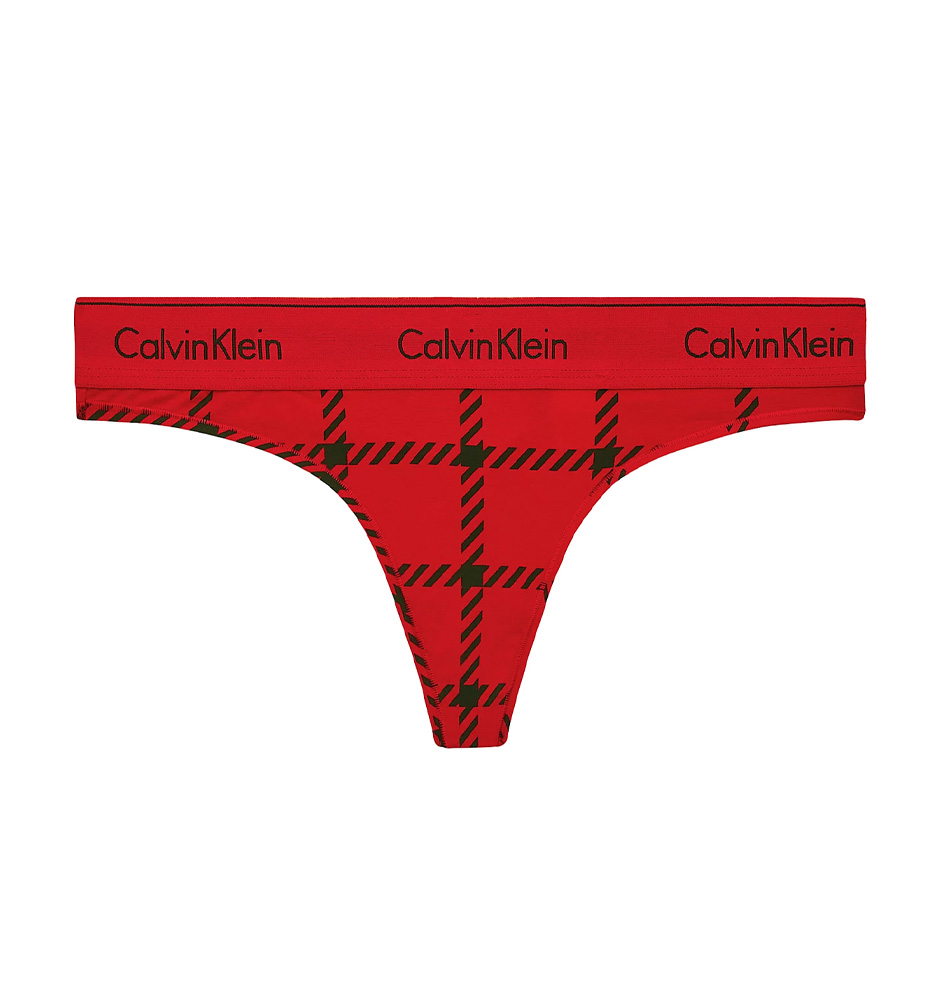 E-shop Calvin Klein - tangá Modern Cotton red graphic print - limited edition-L