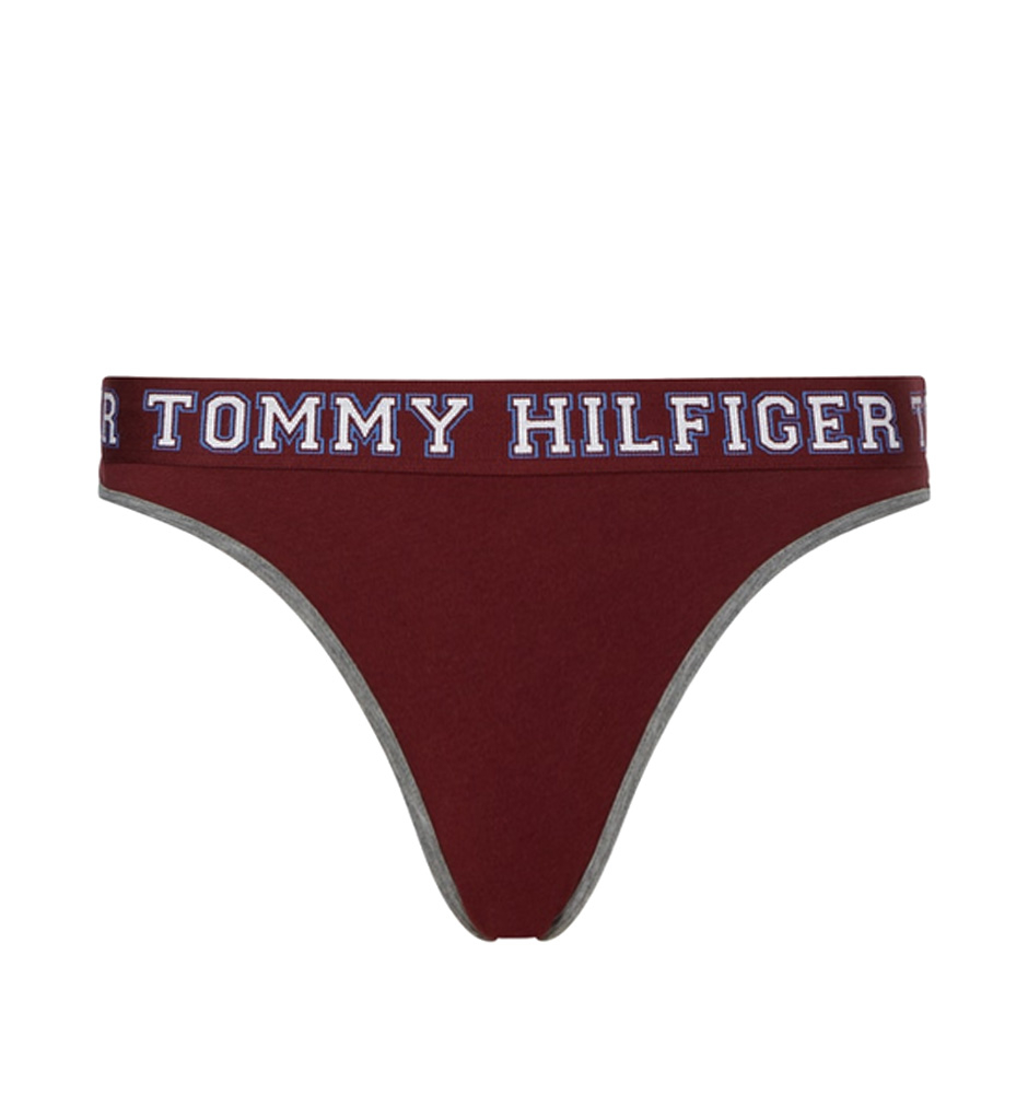 E-shop TOMMY HILFIGER - Tommy League deep rouge tangá - fashion limited edition-M