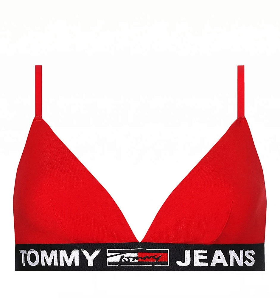 TOMMY HILFIGER - Tommy Jeans red triangle podprsenka
